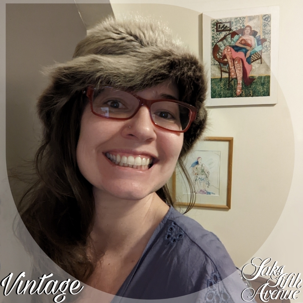 Vintage SAKS FIFTH AVENUE Fur Hat